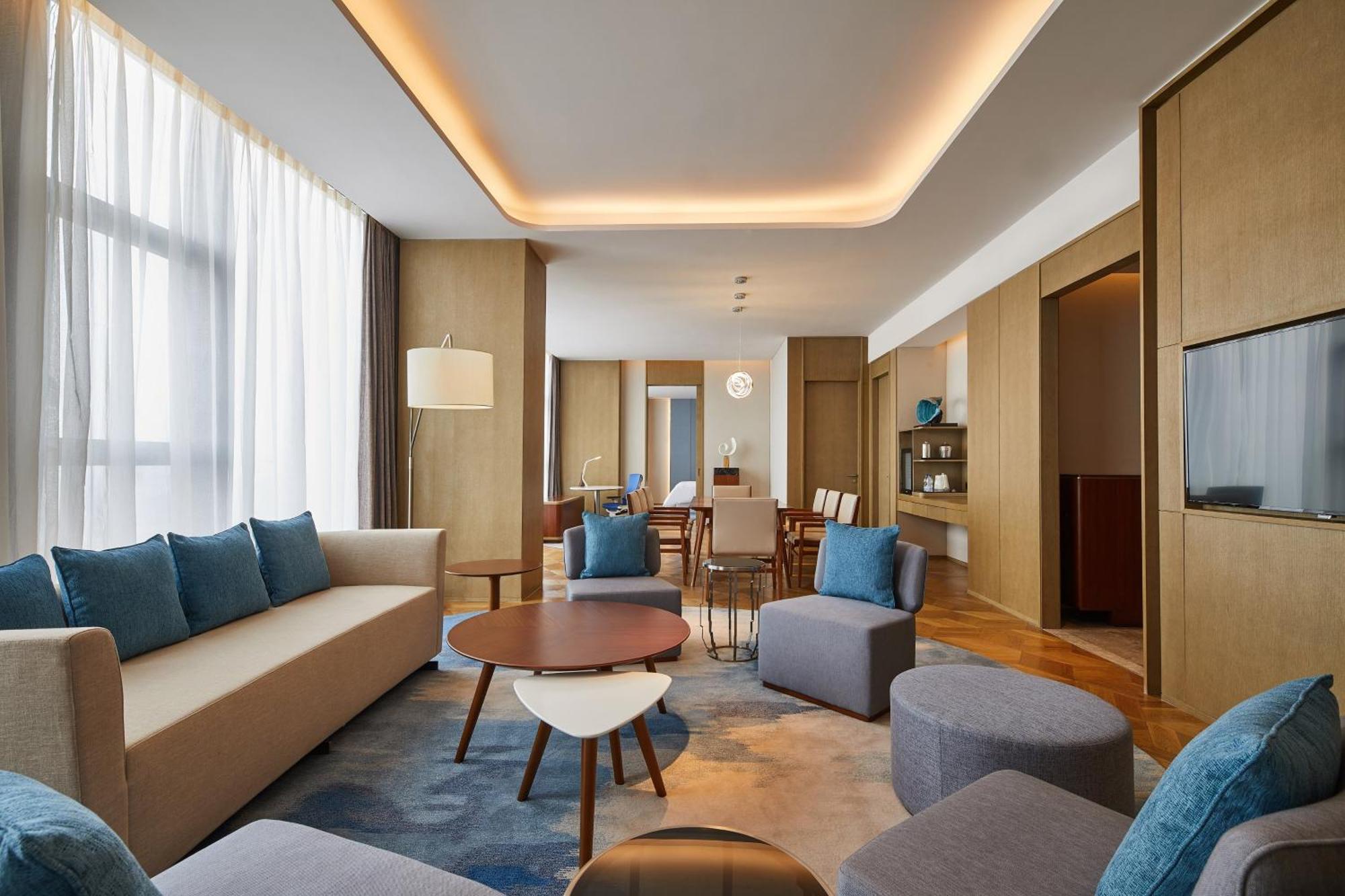 The Westin Qingdao West Coast Hotell Eksteriør bilde